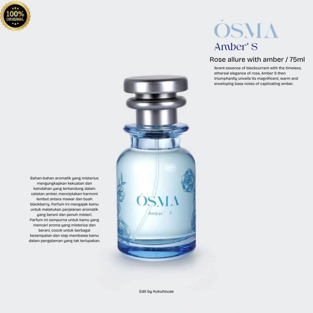 READY] OSMA PARFUM ARAB MEWAH ORIGINAL Amber'S 75ML EDP Lazada