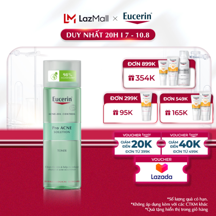 Nước cân bằng da Eucerin® DermoPure Clinical Purifying Toner 200ml