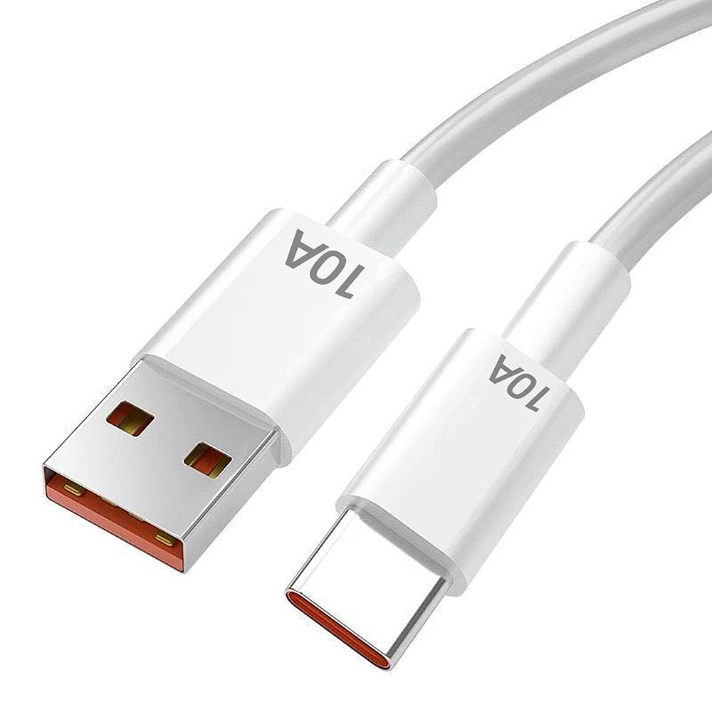 120W 10A Type-C Quick Charging Mobile Phone Cable Compatible with Samsung Xiaomi Huawei Fast Charge Cellphone Data Cable