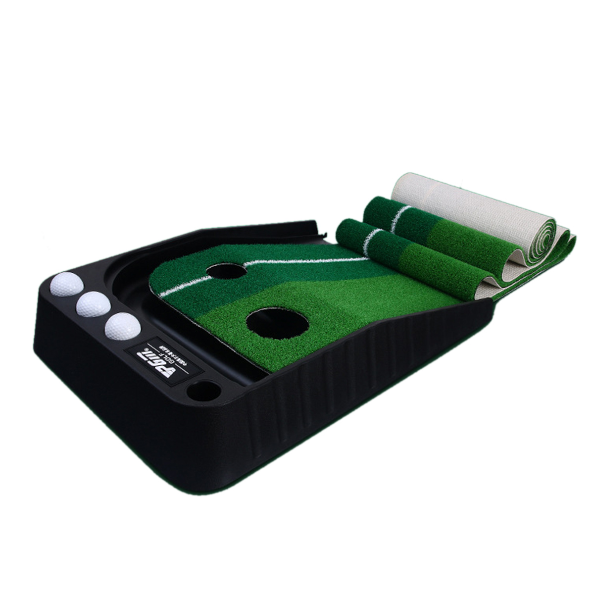 PGM Indoor Golf Putting Trainer Portable Golf Practice Putting Mat Golf Green Putter Trainer