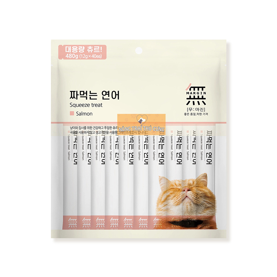Súp thưởng cho mèo - sốt thịt meowow mumargin 40 thanh dinh dưỡng, thơm ngon -