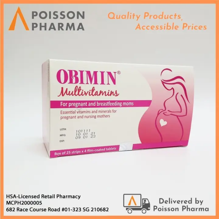 Obimin Multivitamins Tablets 100 S Lazada Singapore