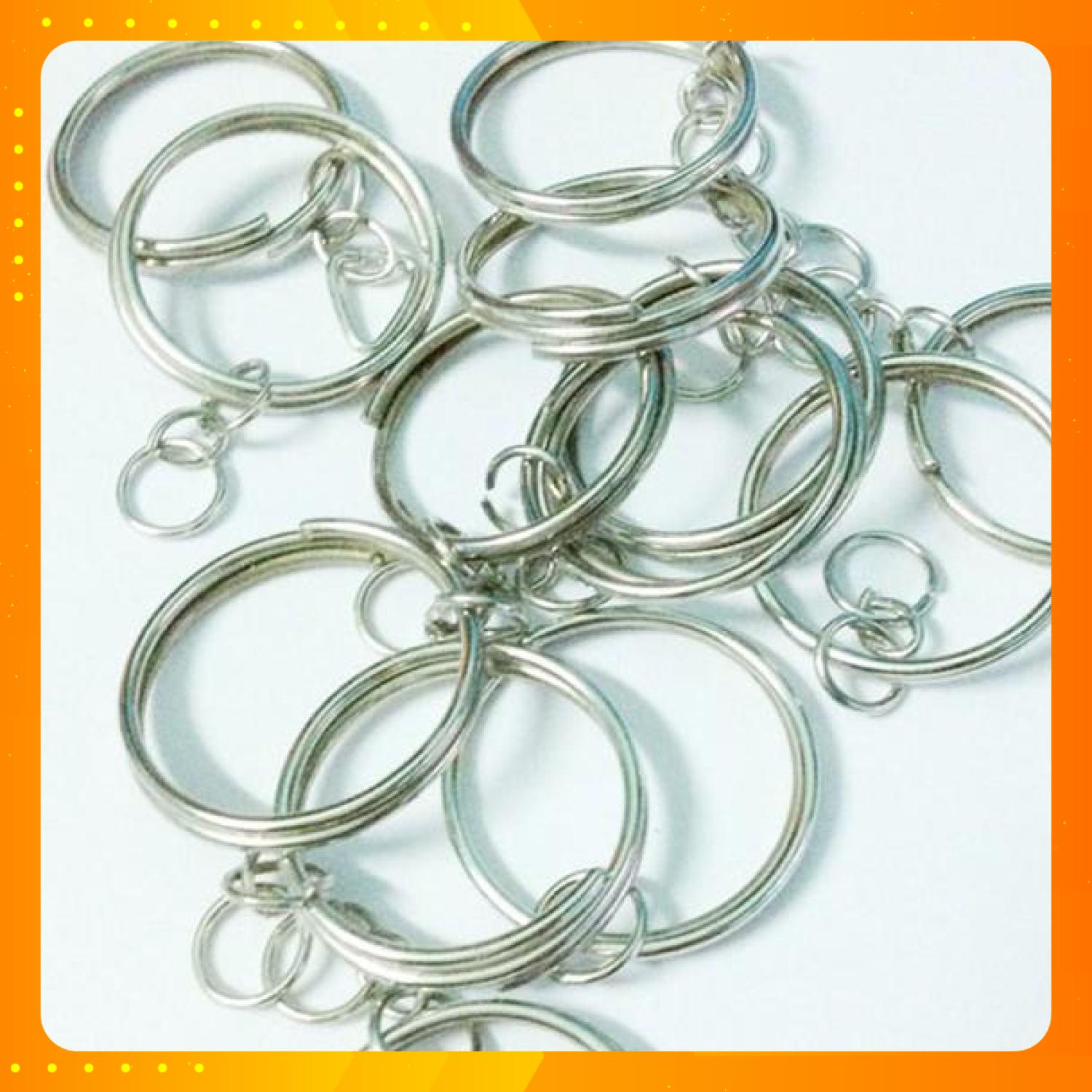 Khoen Móc Khóa Tròn Nguyên Liệu Handmade, Vật liệu làm móc khoá siêu đẹp