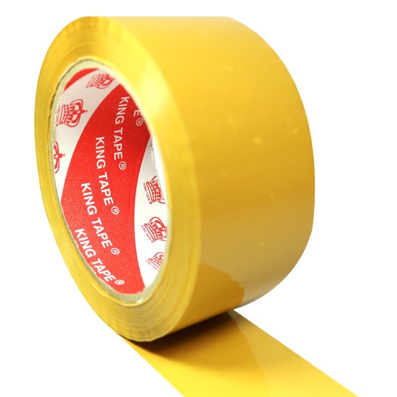 Băng keo vàng đục 200 yard(1 cuộn) siêu dính