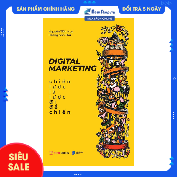 Sách - digital marketing - chiến lược là lược đi để chiến - newshop