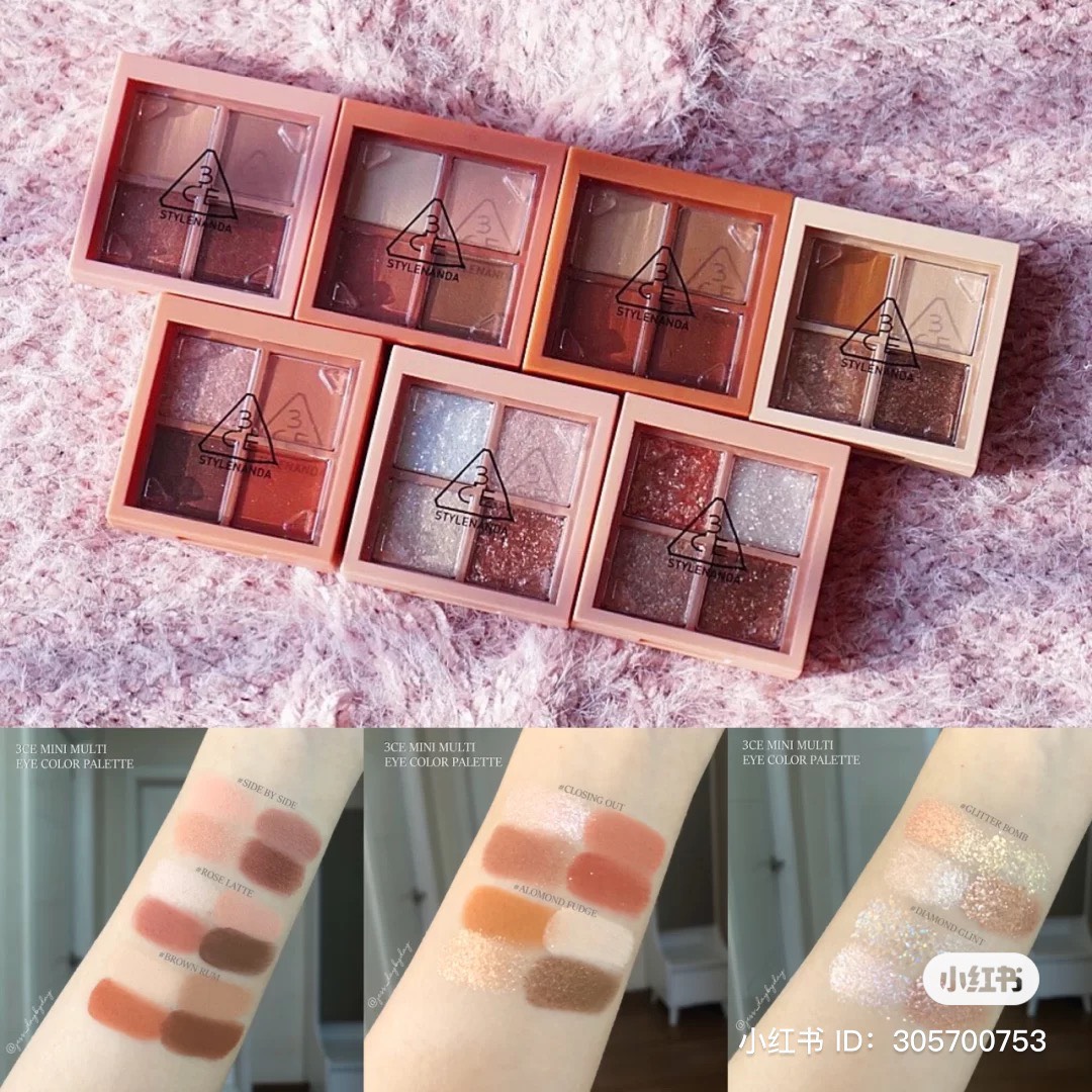 Phấn Mắt 4 Ô 3CE Multi Eye Color Palette Mini