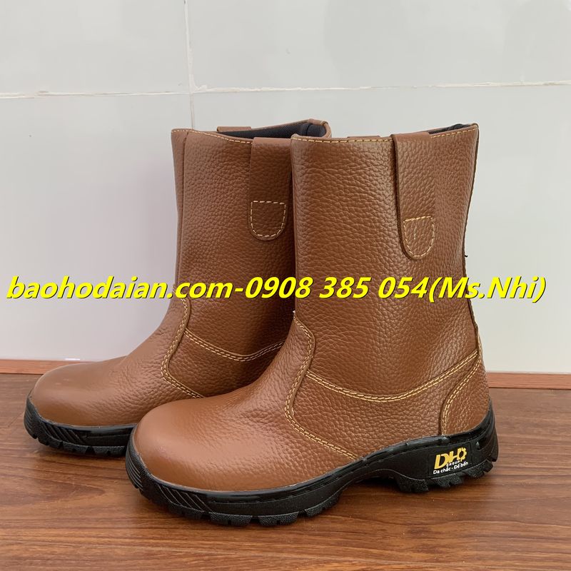Ủng da bảo hộ lao động chính hãng DH Group