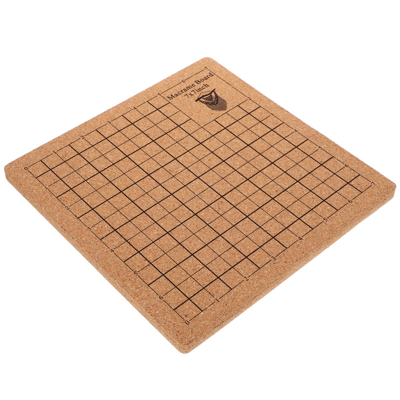 Dulrua Macrame Board Grid Macrame Board for Woven Bracelet Project Wood Board