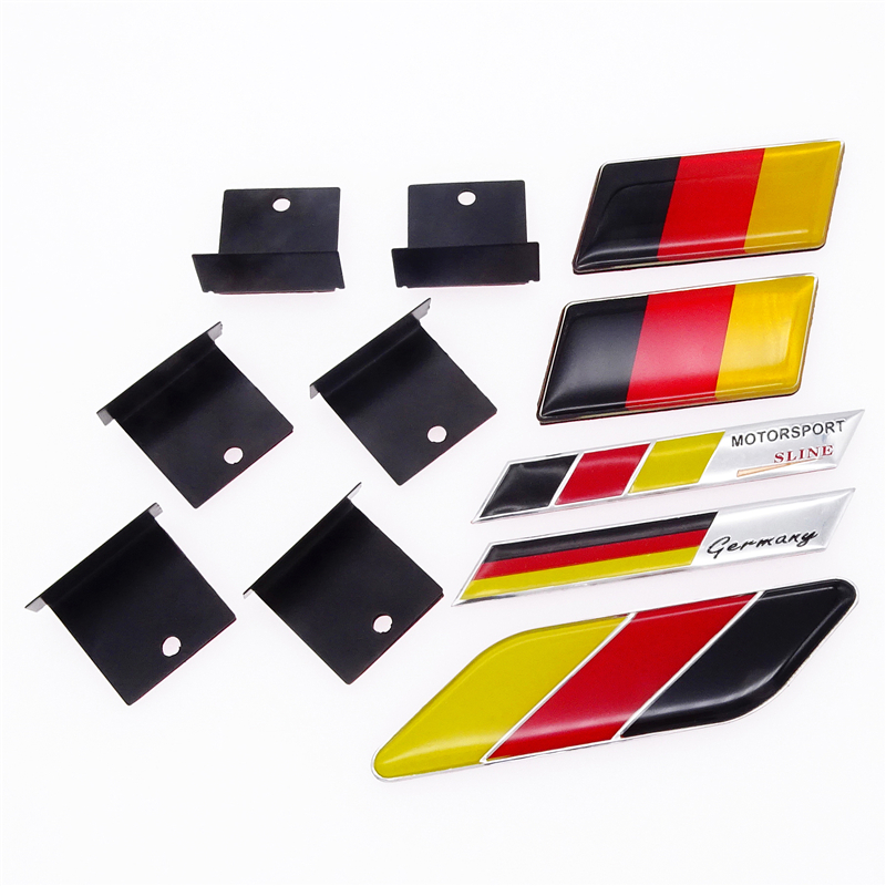 Car%20Sticker%20German%20Flag%20Emblem%20Badge%20Emblem%20Deutsch%20Bumper%20Front%20Decoration%20Grille%20Auto%20Decal%20For%20Benz%20Vw%20Audi%20Golf%20-%20Image%205