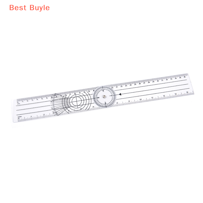 💖Best Buyle 0-140mm 360 Degree Goniometer Angle Medical Spinal Angle Ruler Angle Finder Tool