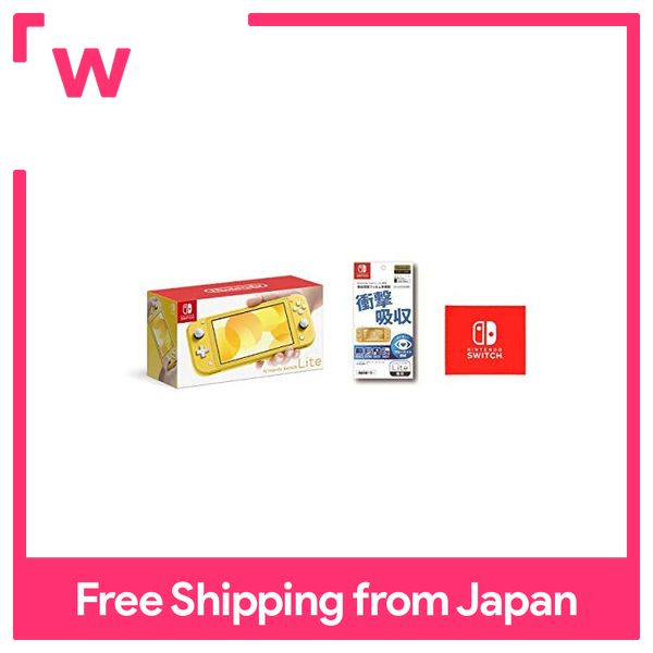 Nintendo Switch Lite Yellow & Nintendo licensed product LCD protective