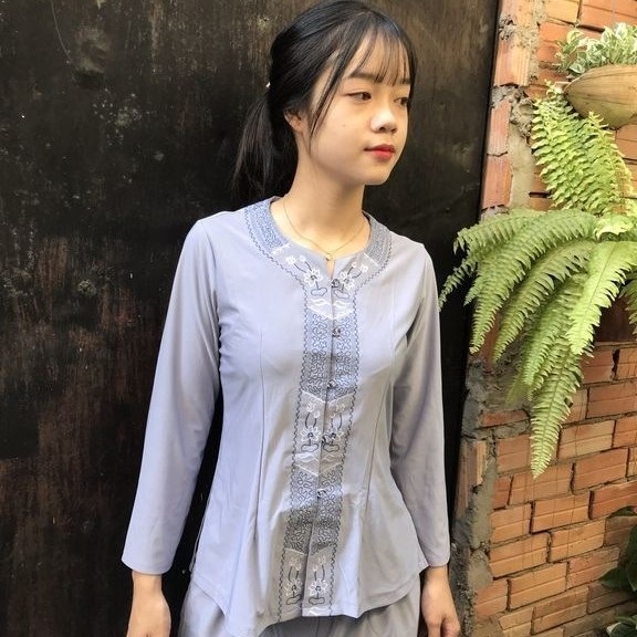 Trang phục truyền thống, Đồ bộ mặc nhà, quần áo Phật tử, đồ lam đi chùa mẫu nữ vải thun