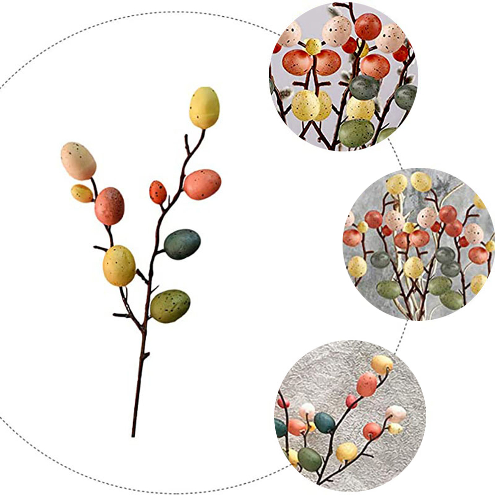 Easter Egg Tree Decoration Party Supplies Creative Branch with Painting Eggs Beautiful Easter Egg Decoration Easter Supplies