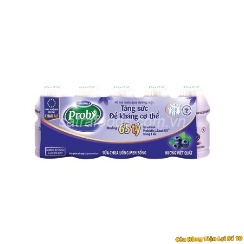 Sữa chua uống vinamilk probi việt quất 65ml