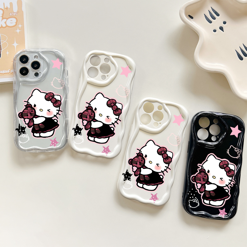 Jizetin%20for%20Samsung%20A31%20Back%20Cover%20Sweet%20Cool%20KT%20Cat%20Cream%20Wavy%20Edge%20Soft%20Silicone%20Phone%20Case%20-%20Image%203