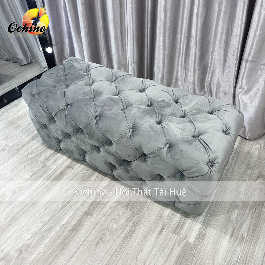 (FREE SHIP) Ghế Dài Sofa Nhún Cổ Điển Cao Cấp Size 1M4 (Đủ Màu)