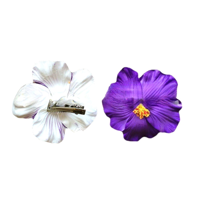 Hawaiian%20Colorful%20Flower%20Hair%20Clip%20For%20Women%20Girls%20Romantic%20Bohemian%20Flower%20Side%20Bangs%20Clip%20BB%20Hair%20Clips%20Hair%20Accessories%20XINYAN%20-%20Image%202