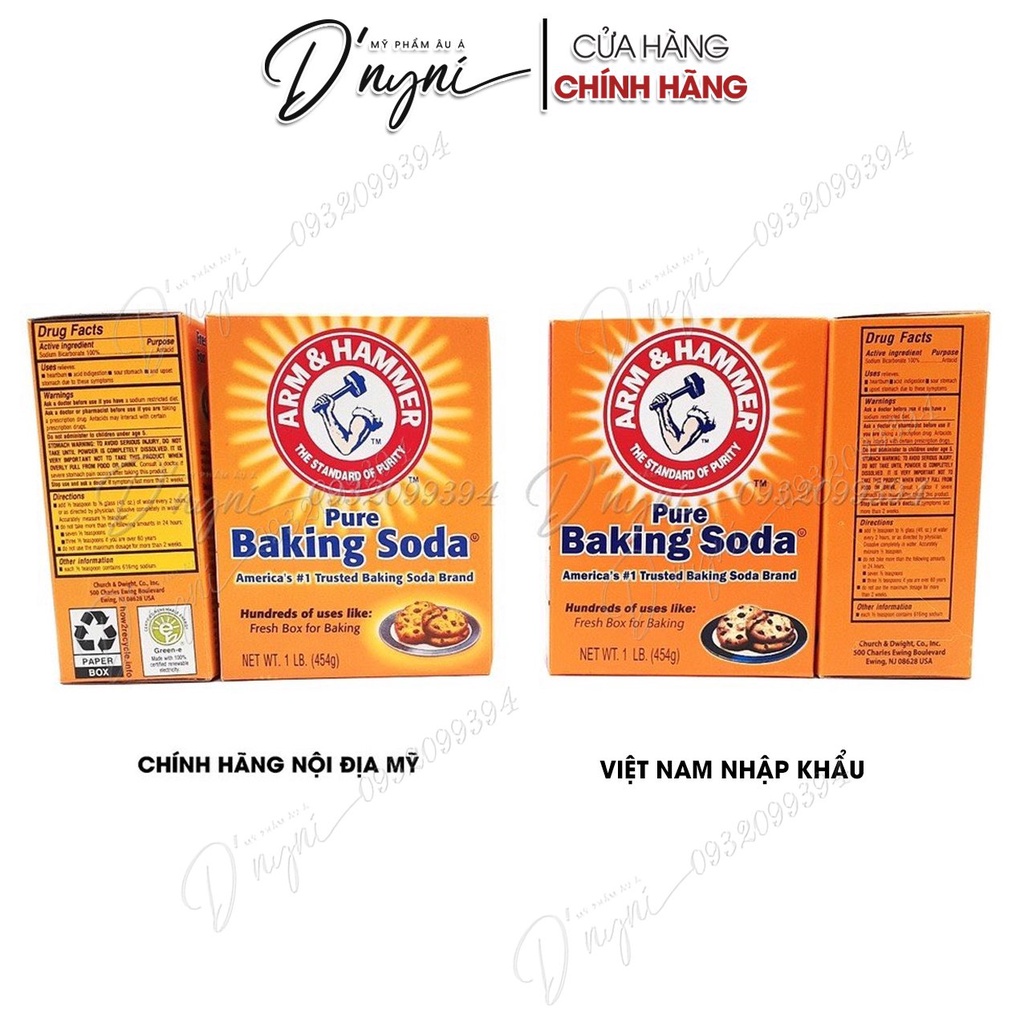 Bột Baking Soda Mỹ 454g Đa Công Dụng