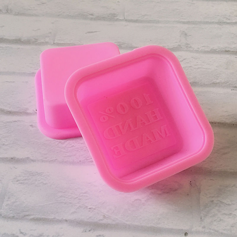 Jacky 1Pc Silicone Square Handmade Soap Mold DIY Cold Soap Making Tools Cake Mold