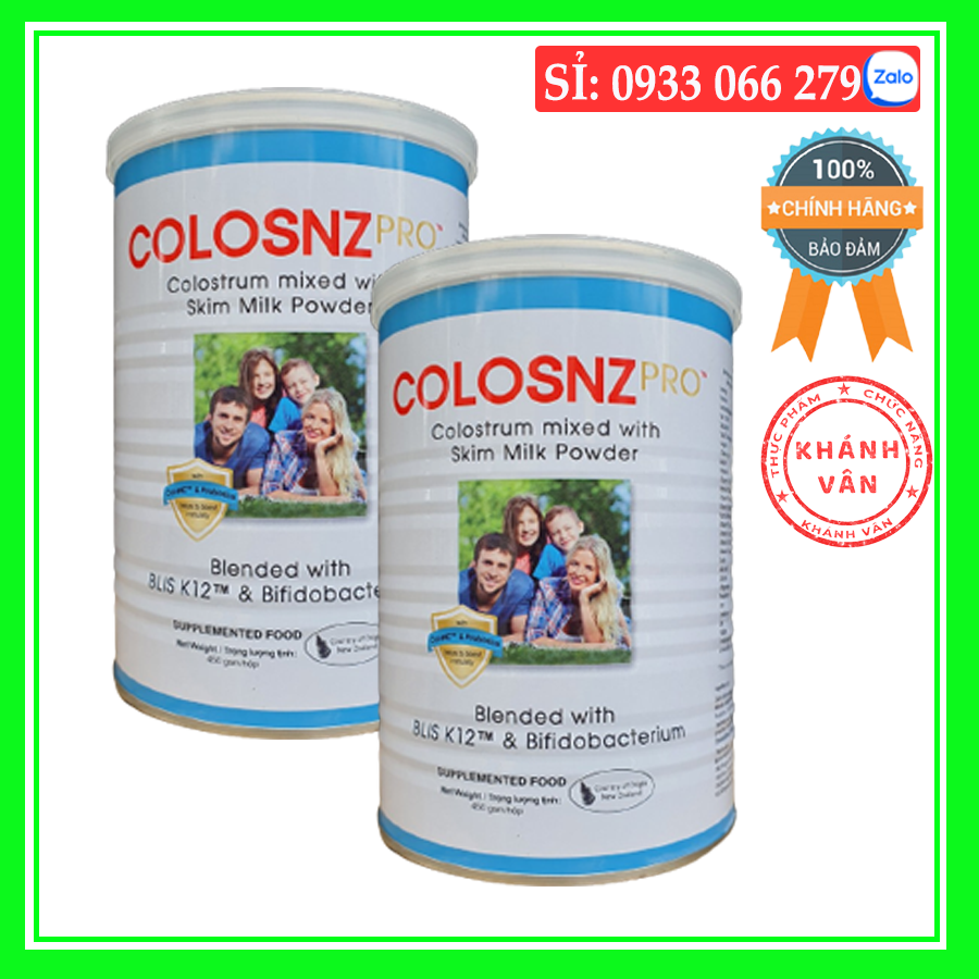 [Hoàn Tiền Giảm 10%]-[CHÍNH HÃNG] [Combo 2 Hộp] Sữa Non Coloszn Colostrum 450g