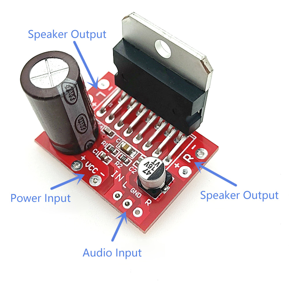 DM CD7379 Power Amplifier Board Dual Channel High Power Small Volume Module DC Single Power Supply