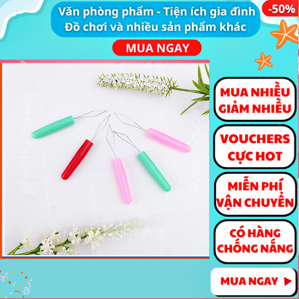 2 Dụng cụ xỏ chỉ vào kim ✅ FREESHIP 🚛 Có video thật 🎥 Dụng cụ xỏ chỉ vào kim cực dễ dàng và tiện lợi - Aplusmart