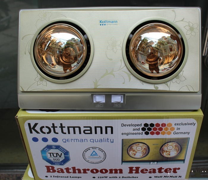 Đèn Sưởi Nhà Tắm 3 Bóng Kottman 825W