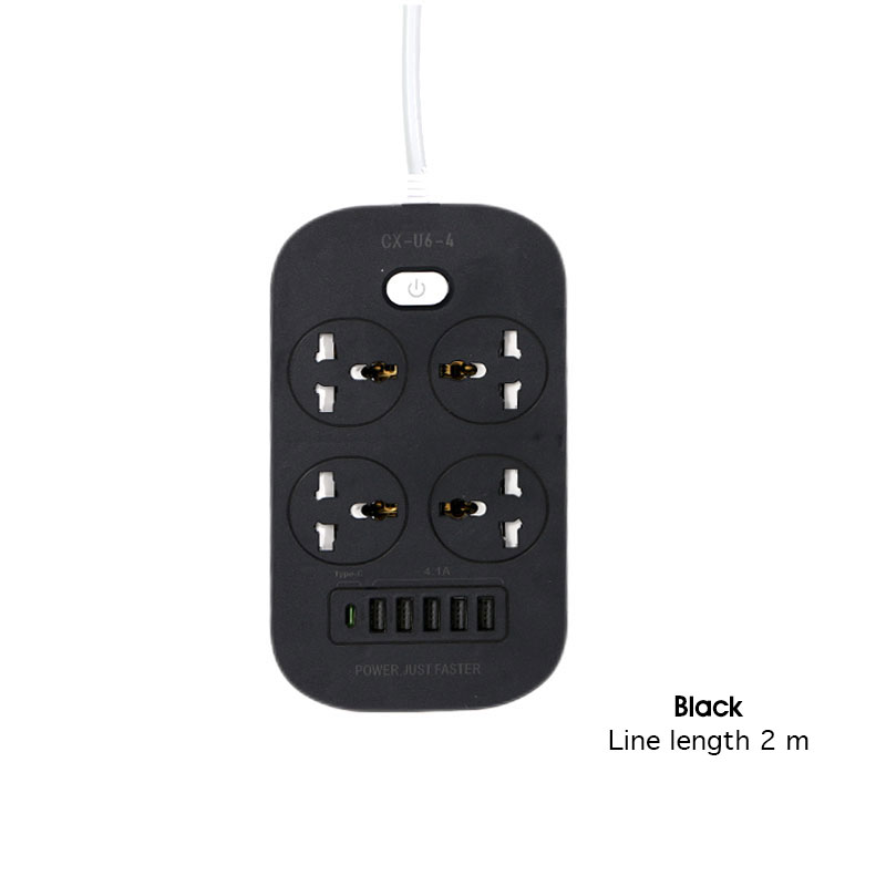 Power Strip UK Plug Universal Socket with 4 power socket + 5 USB ports