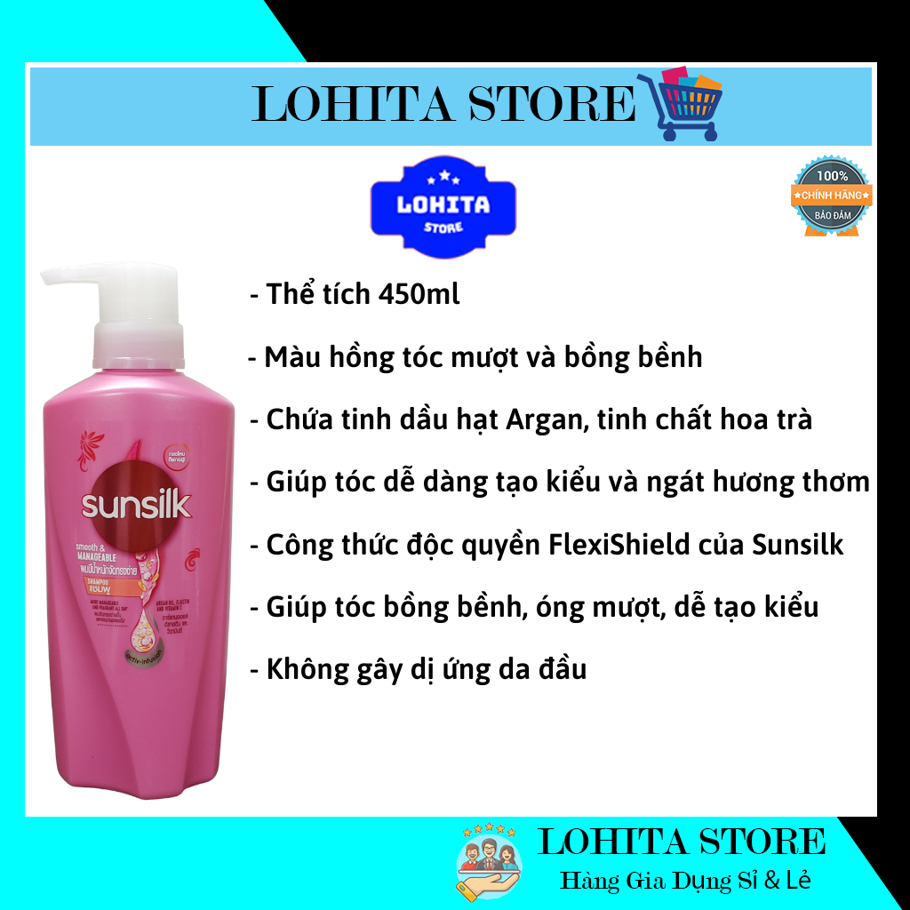 Dầu gội sunsilk Thái Lan 425ml