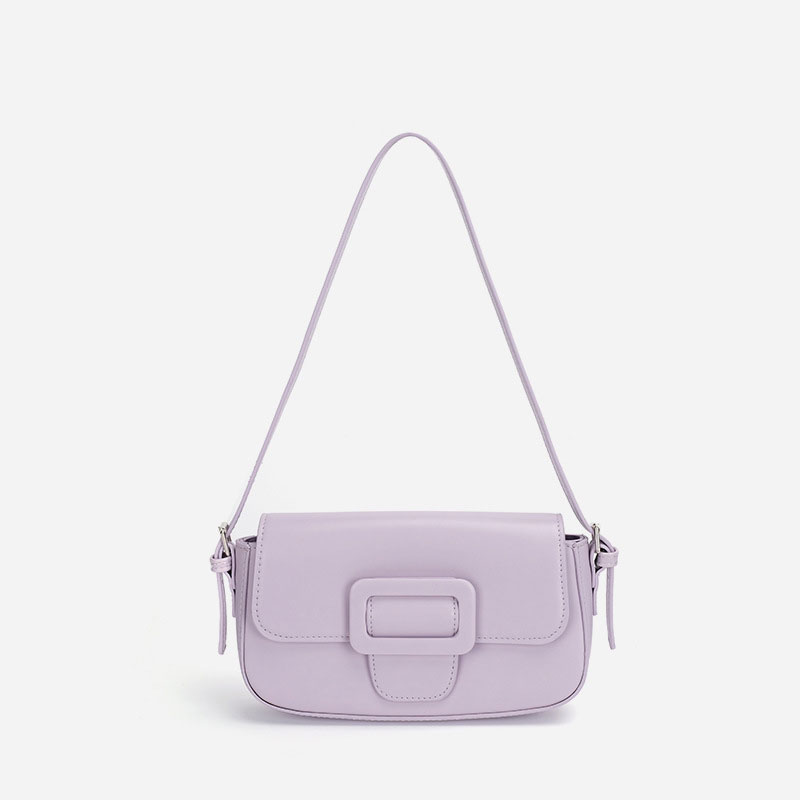 MOUSSON Women's Shoulder Bag Fashion Simple Retro Shoulder Bag PU Leather Women's Bag