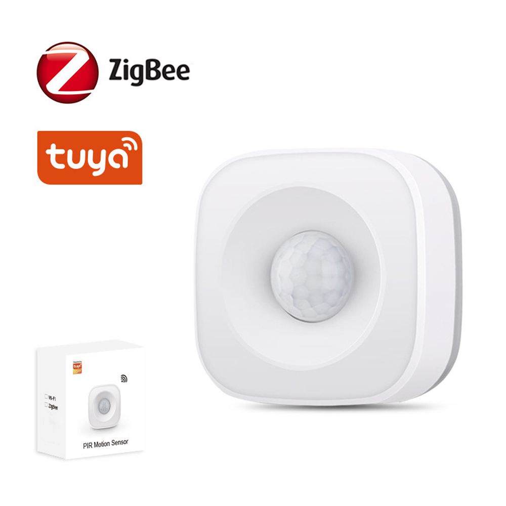 Tuya Zigbee PIR Motion Sensor Wireless Human Body Movement Detector Infrared Detector Home Security Alarm Smart life Application
