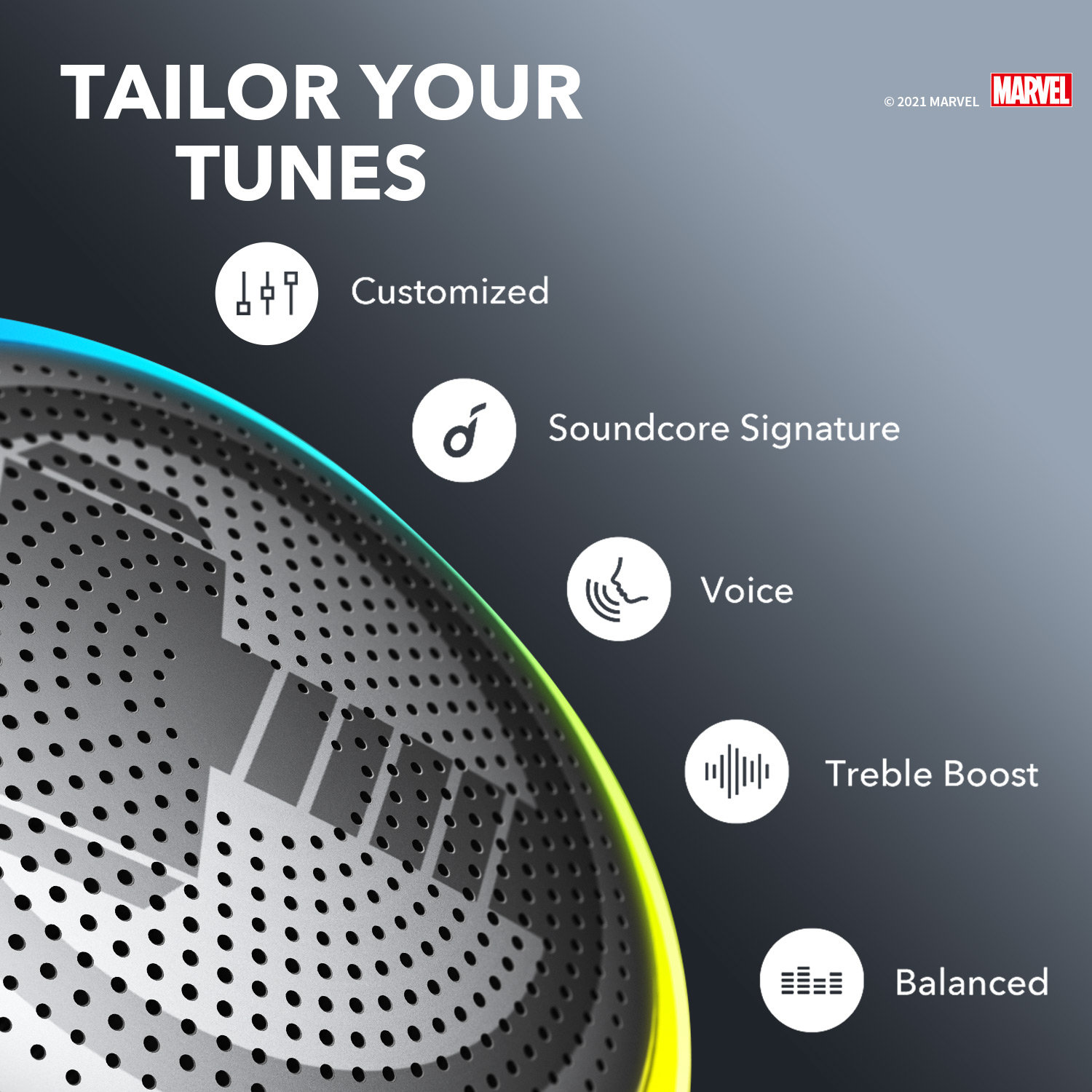 Loa bluetooth SOUNDCORE (by Anker) Mini 3 Pro - Phiên bản Marvel - A3127S