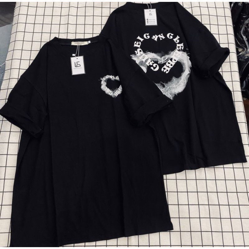 Áo trái tim chữ chất cotton su hot trend