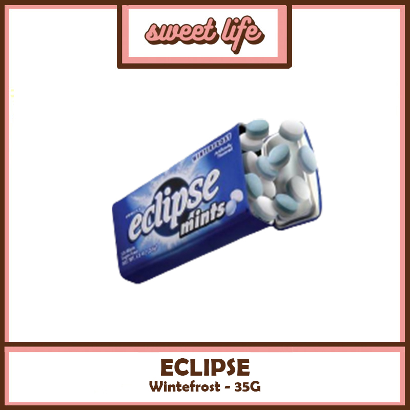 35g Wrigleys Eclipse Mints Hard Candy Sugar Free Gula Pudina Flavor