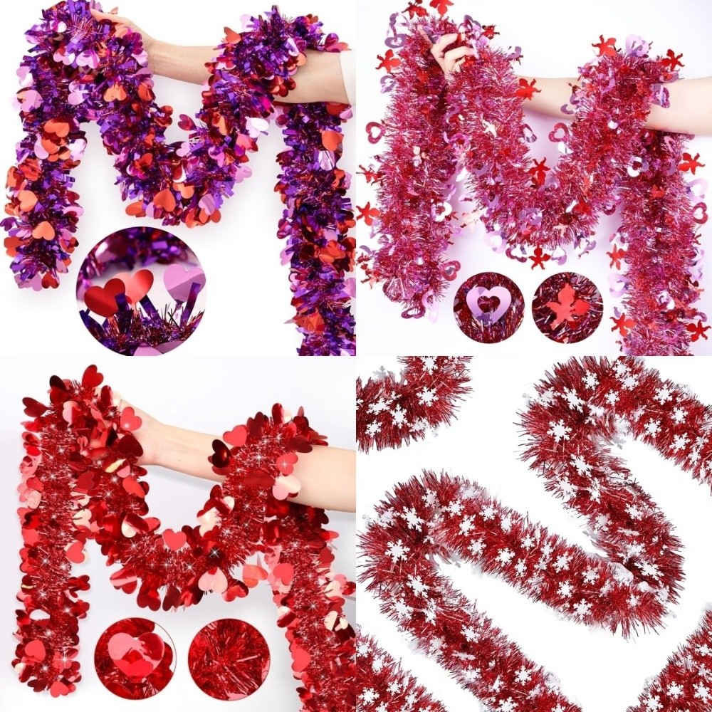 Colorful%205M%20Heart%20Tinsel%20Garland%20Love%20Sequins%20Heart%20Snowflake%20Valentines%20Garland%20Ceiling%20Decor%20Cupid%20the%20God%20of%20Love%20Hanging%20Decor%20Valentines%20Party%20-%20Image%202