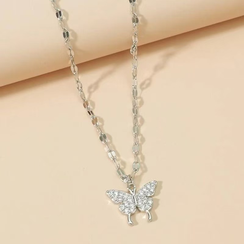 %E3%80%90New%20Arrivals%E3%80%91Cold%20Style%20Ins%20Alloy%20Double%20Layer%20Butterfly%20Necklace%20Women's%20High-end%20Flash%20Diamond%20Design%20Elegant%20Light%20Luxury%20Clavicle%20Chain%20Necklace%20Chain%20-%20Image%206