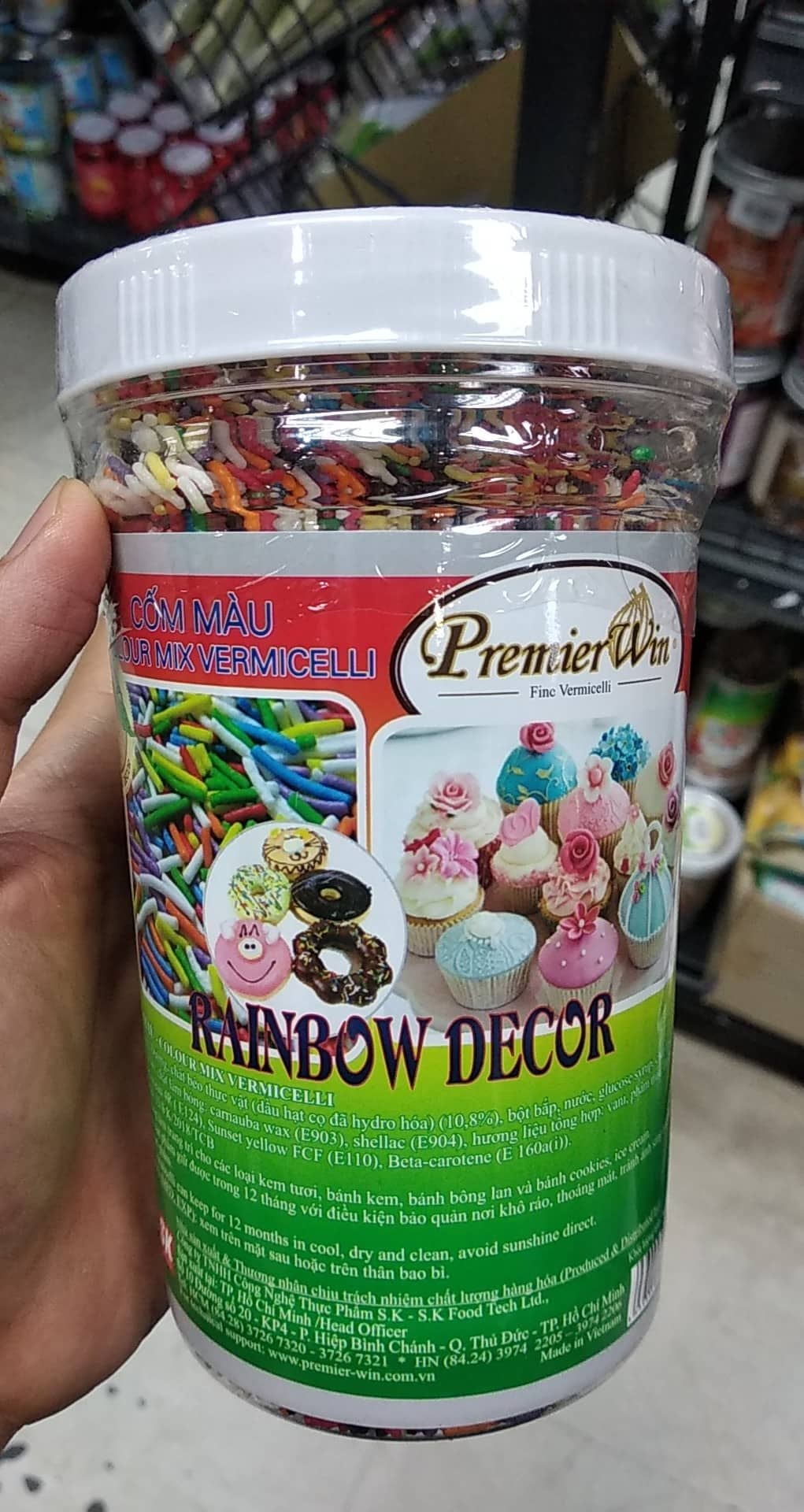 50g Socola Cốm màu Premier Win (từ hộp 500g)