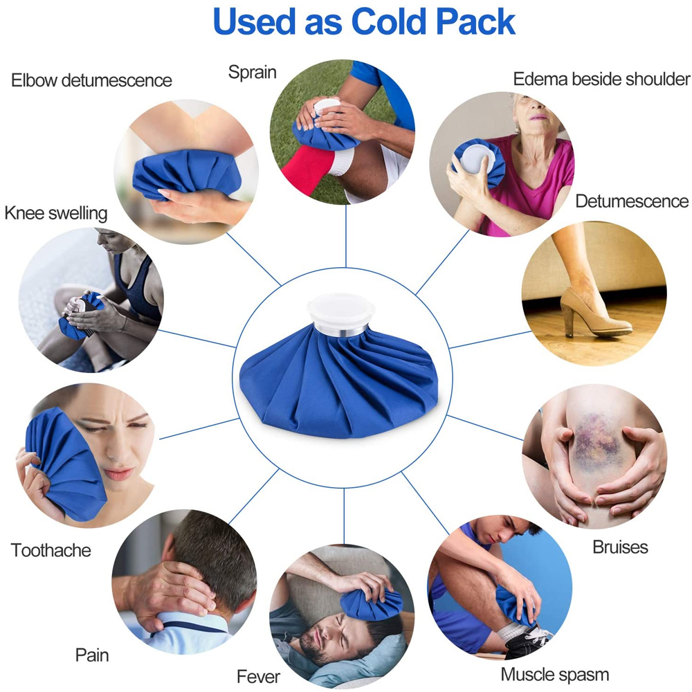 【Best value】 reusable ice bag pack with adjustable wrap ice pack for cold and hot therapy and pain relief for knee leg sselling sprain injury.