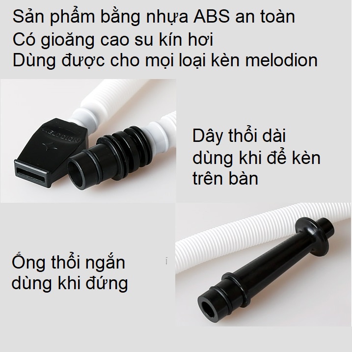 Bộ ống thổi cho kèn melodica 32 phím và 37 phím