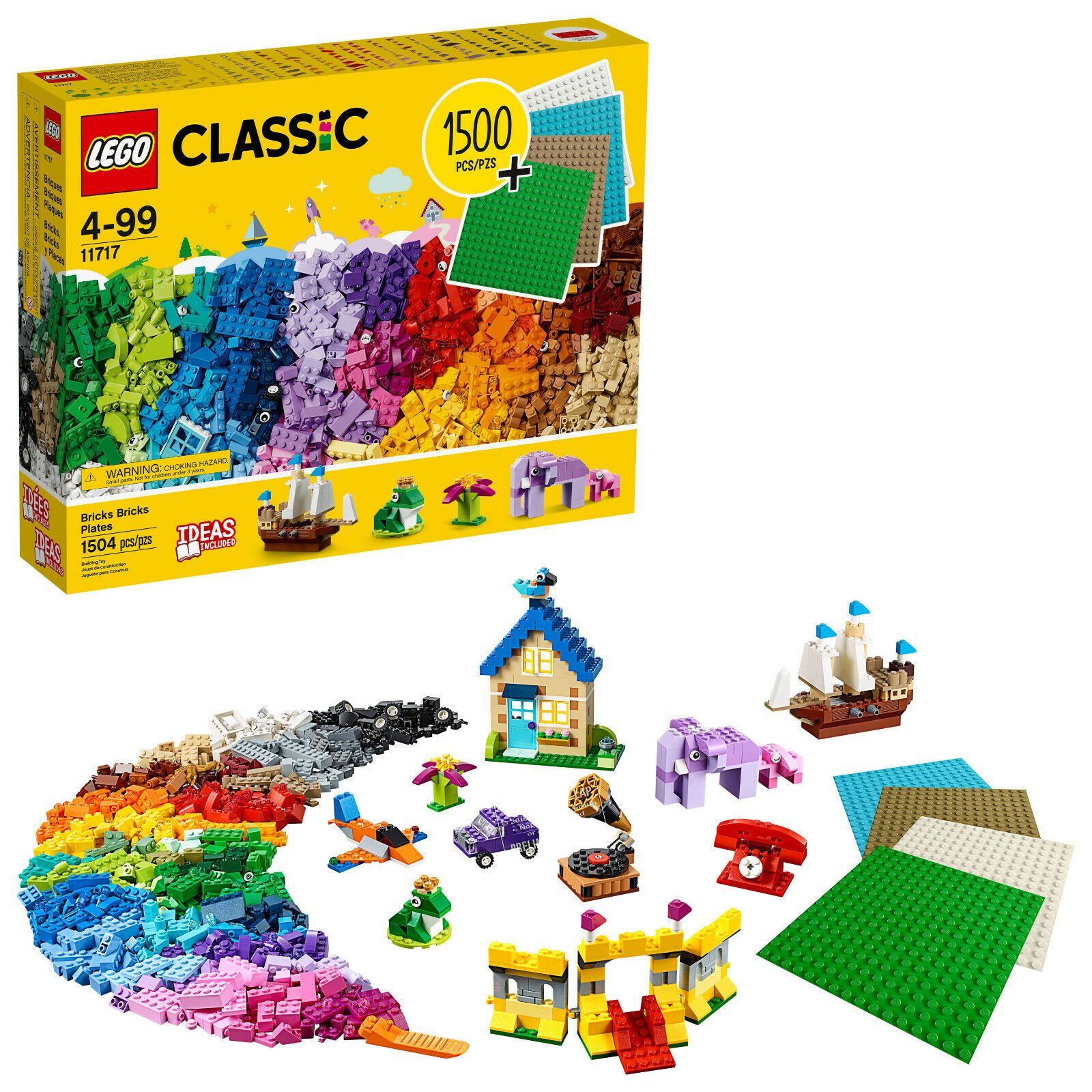Đồ chơi lắp ghép LEGO Classic 11717 - 1504pcs