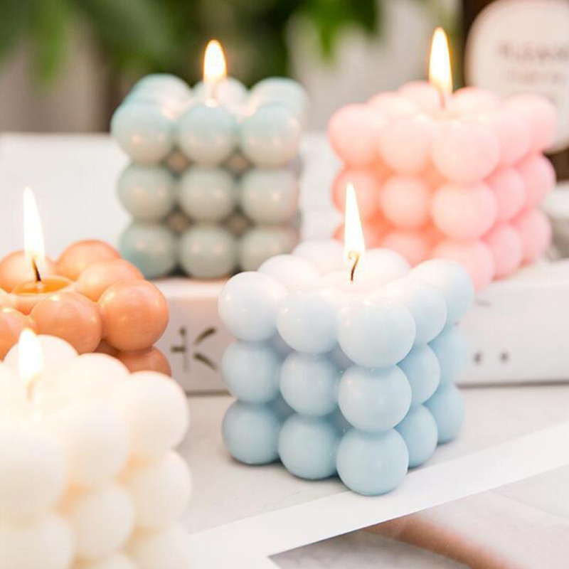 3D Silicone Mold DIY Soy Wax Candle Mold Aromatherapy Plaster Candle Handmade