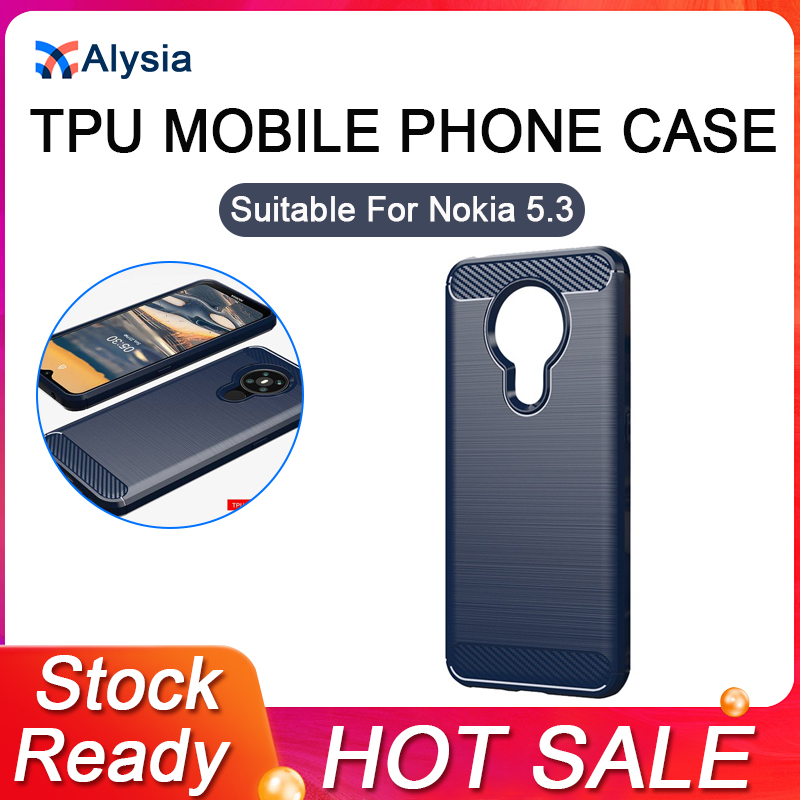 Ốp lưng TPU mềm bảo vệ toàn diện chống sốc và chống va đập cho điện thoại Nokia 5.3