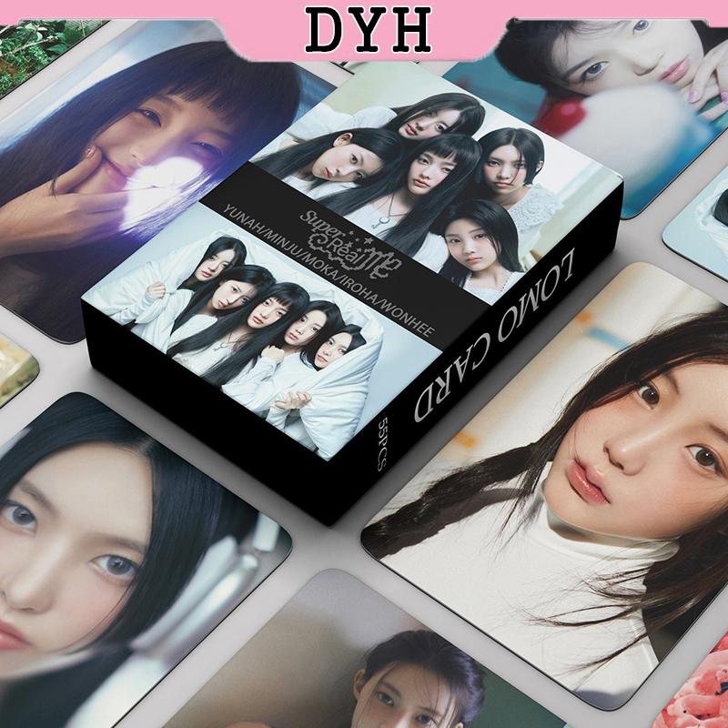 55pcs/box illit photocards super real me album kpop lomo card collection card
