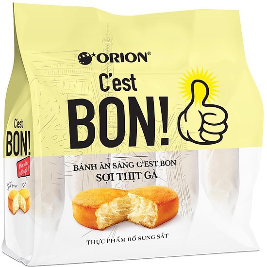 Bánh ăn sáng C'est Bon Orion 85g