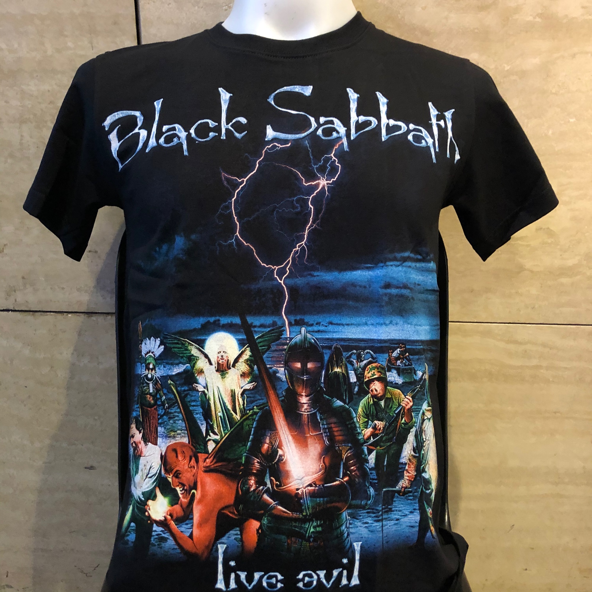 Black Sabbath Live Evil BS Rock t Shirt 