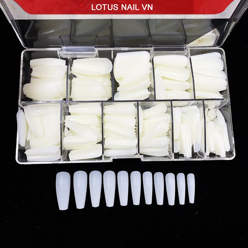 Móng úp HSM thang nhám sẵn chuẩn phom- Cheap nail