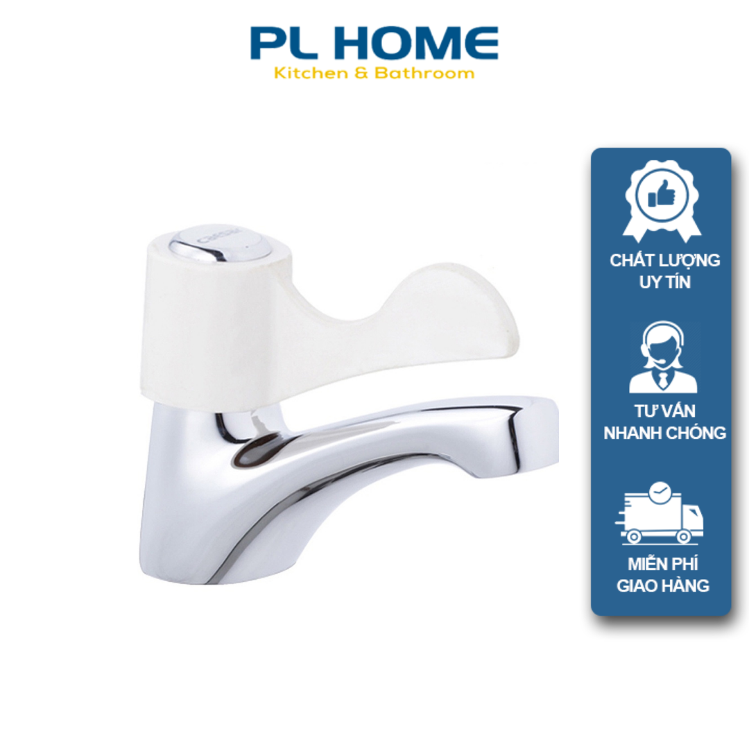 Vòi nước chậu rửa mặt lavabo caesar 027c, tay gạt - sử dụng 1 đường nước lạnh