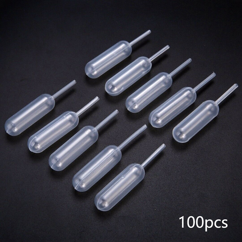 Kitchen Baking Droppers 100Pcs Disposable Pipettes - 4ml Plastic Sauce ...