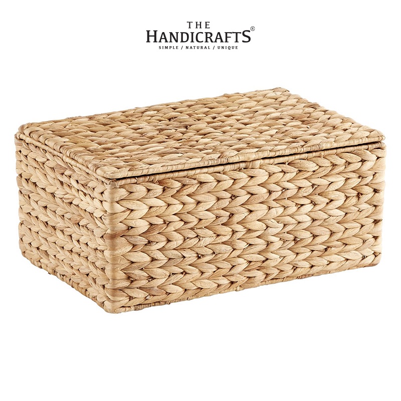 Giỏ Lục Bình khung sắt có tay cầm | The handicrafts