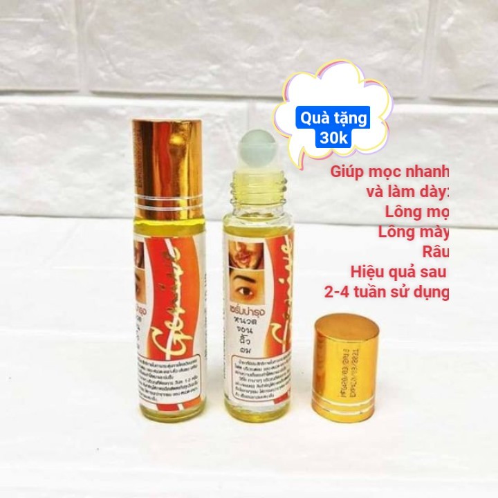 Serum kích thích mọc râu mọc lông mi mọc lông mày Genive Thái Lan 10ml